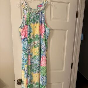 Lilly Pulitzer Shawn cheek to cheek maxi